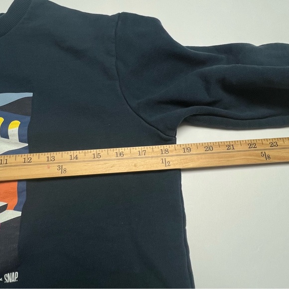 SNAP Climbing x Craven Sweater In Navy Relaxed Fit Organic Cotton Size: Small - Picture 7 of 11